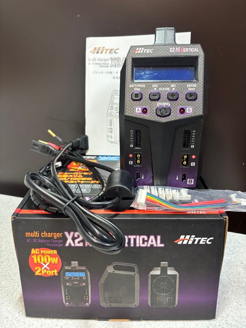 HiTEC 充電器 ACバランスチャージャー X2 AC plus バーティカル