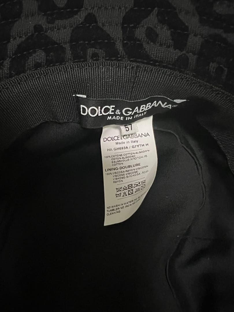 ドルチェ&ガッバーナ　豹柄ハット