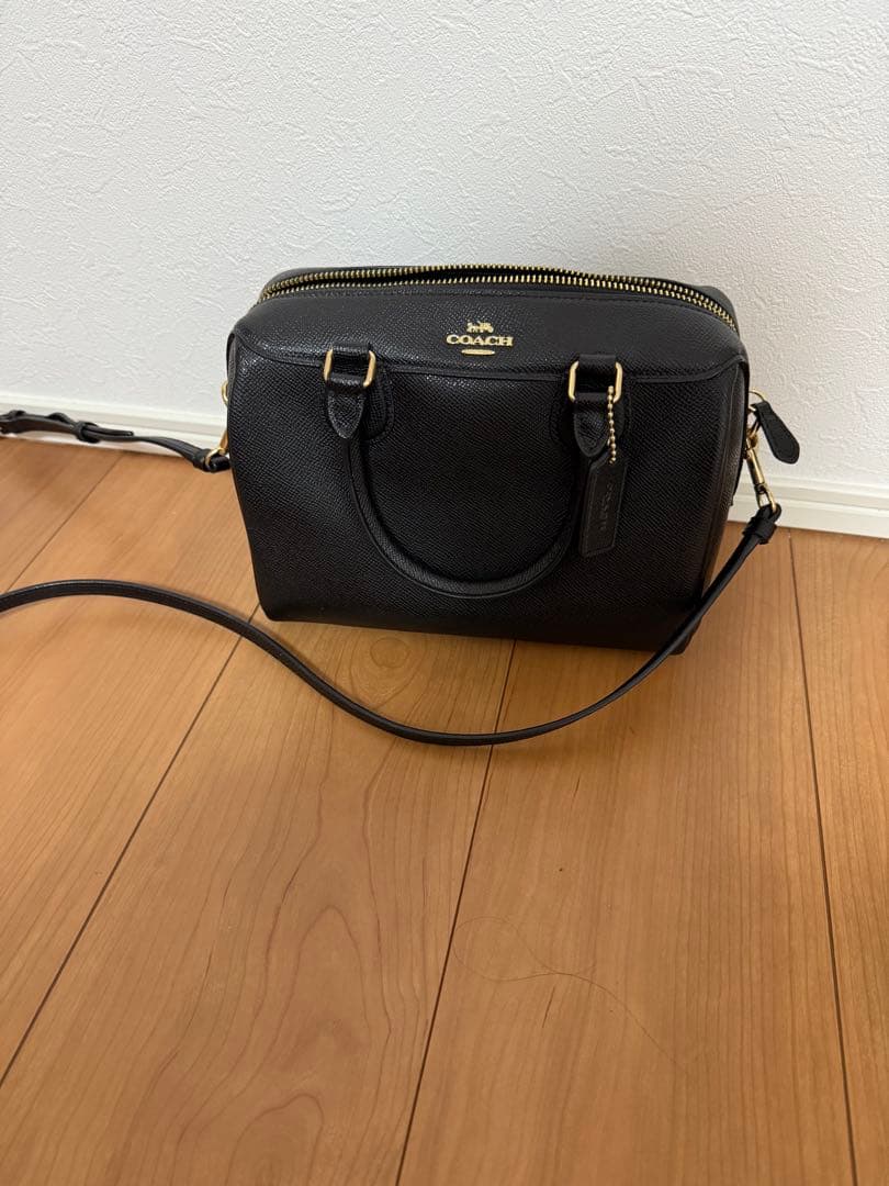 COACH ブラック ショルダーバッグ ハンドバック
