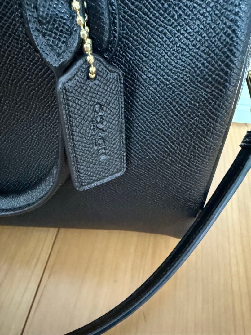 COACH ブラック ショルダーバッグ ハンドバック