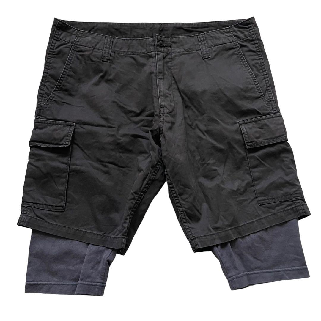 【希少デザイン！】SWAGGER スワッガー ハーフパンツ レイヤード スパッツ