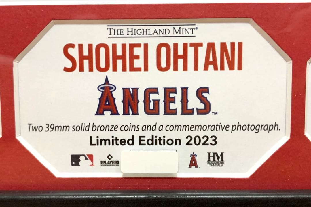 大谷翔平　2023年 ホームラン王記念　ダブルフォトミント　限定2023個