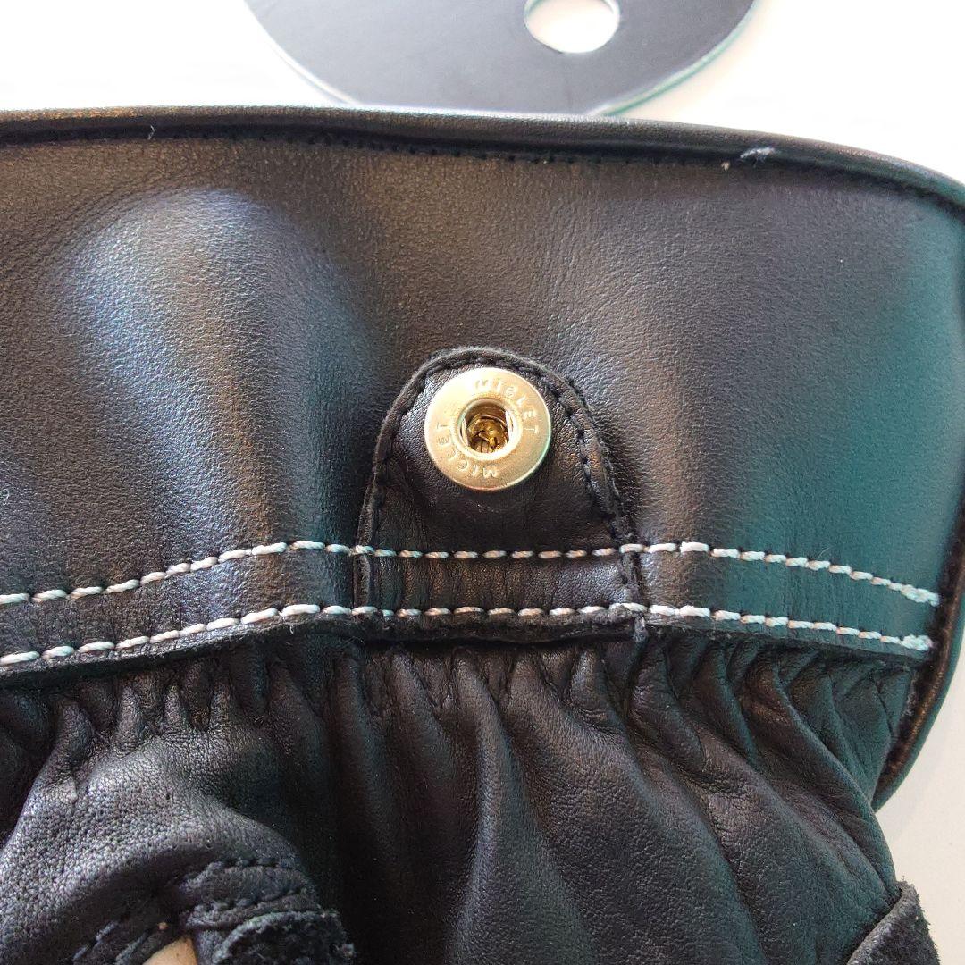 最終値下　VINTAGE レザーグローブ XL ホワイト/ブラック