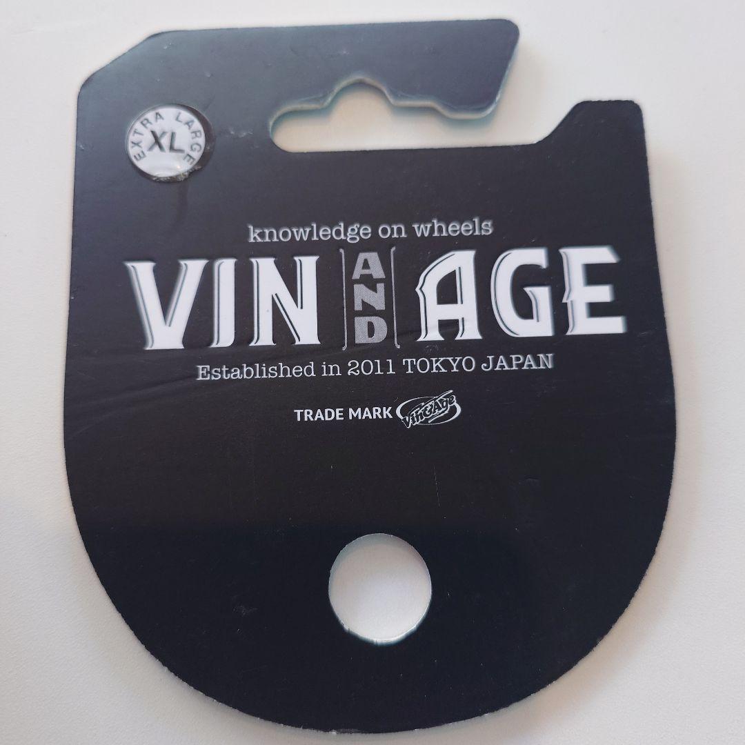 最終値下　VINTAGE レザーグローブ XL ホワイト/ブラック