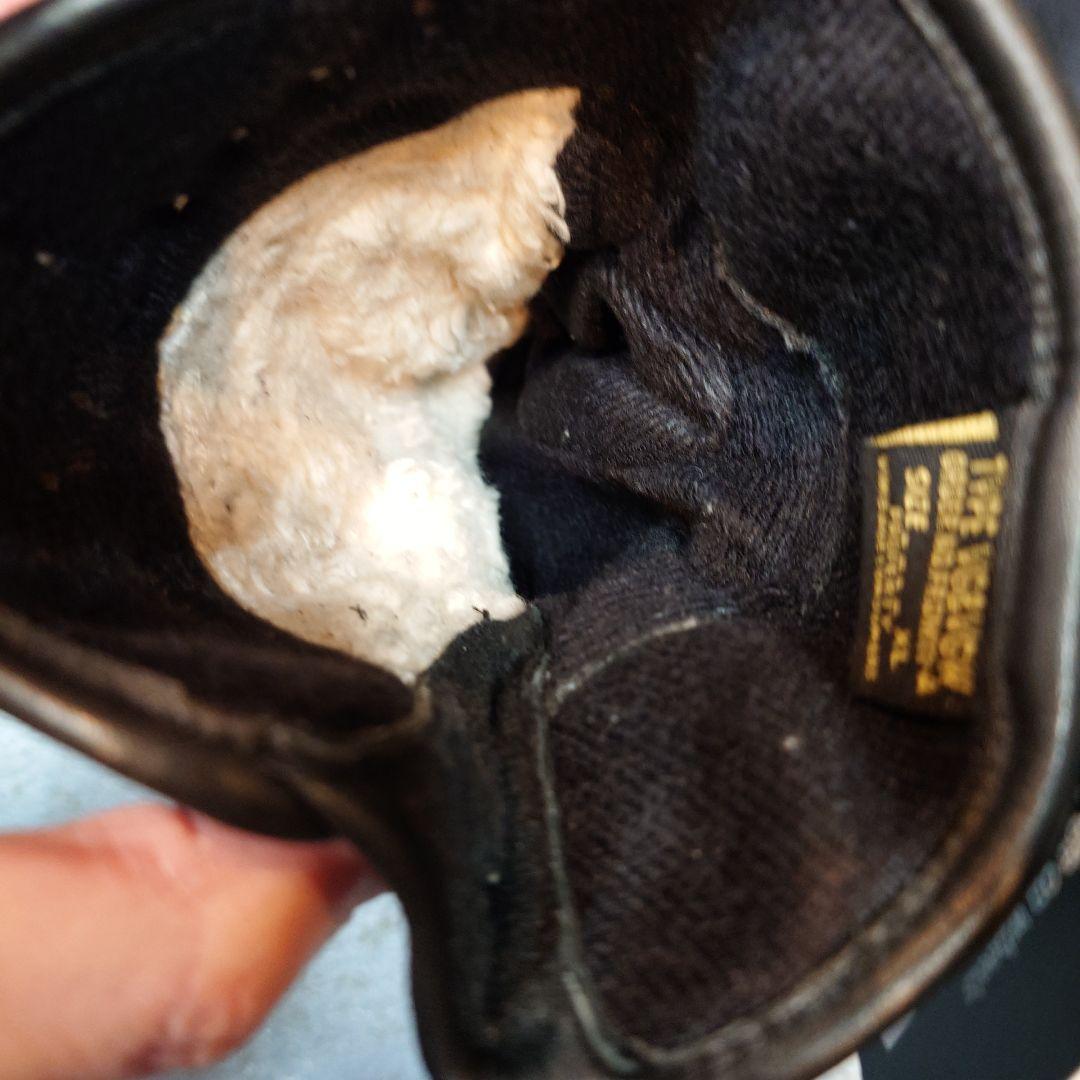 最終値下　VINTAGE レザーグローブ XL ホワイト/ブラック