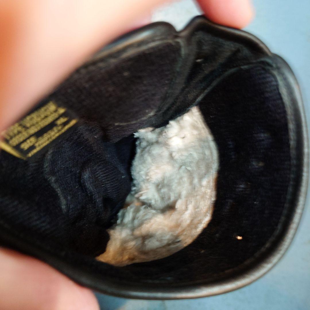 最終値下　VINTAGE レザーグローブ XL ホワイト/ブラック