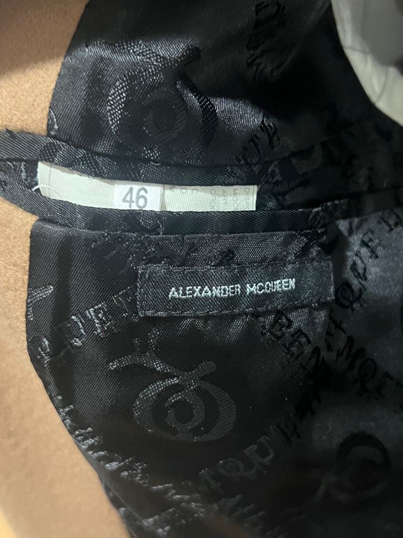 美品 アレキサンダー マックイーン チェスターコートキャメル ロングコート