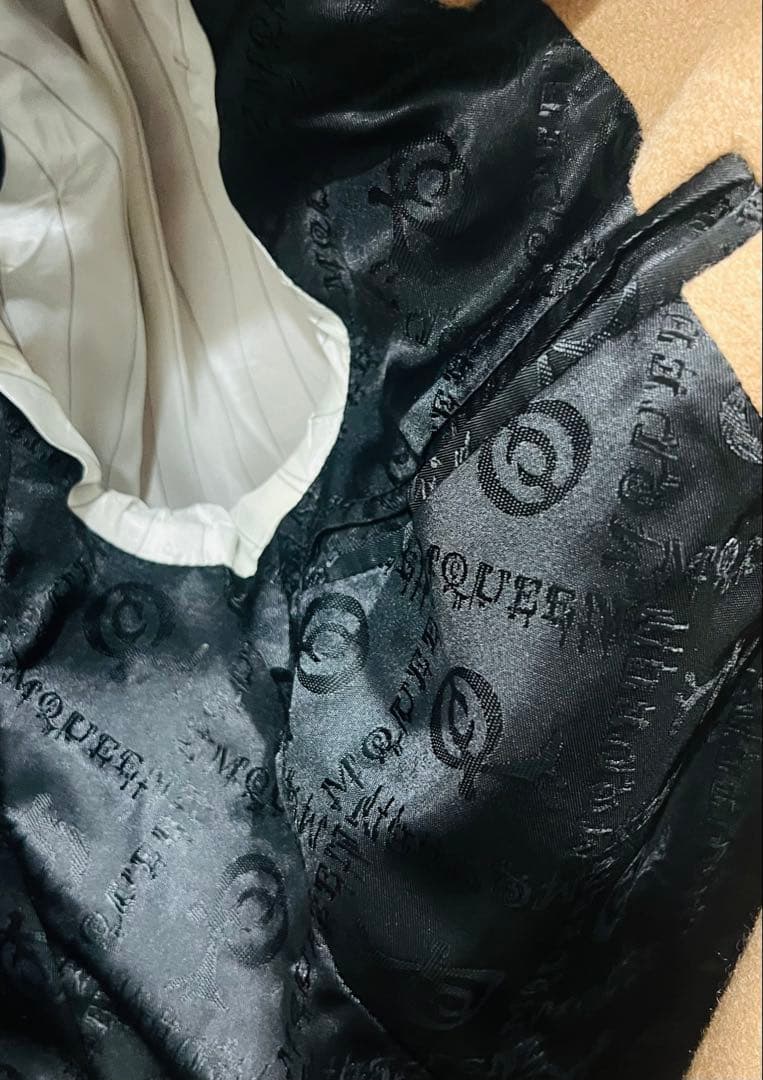 美品 アレキサンダー マックイーン チェスターコートキャメル ロングコート