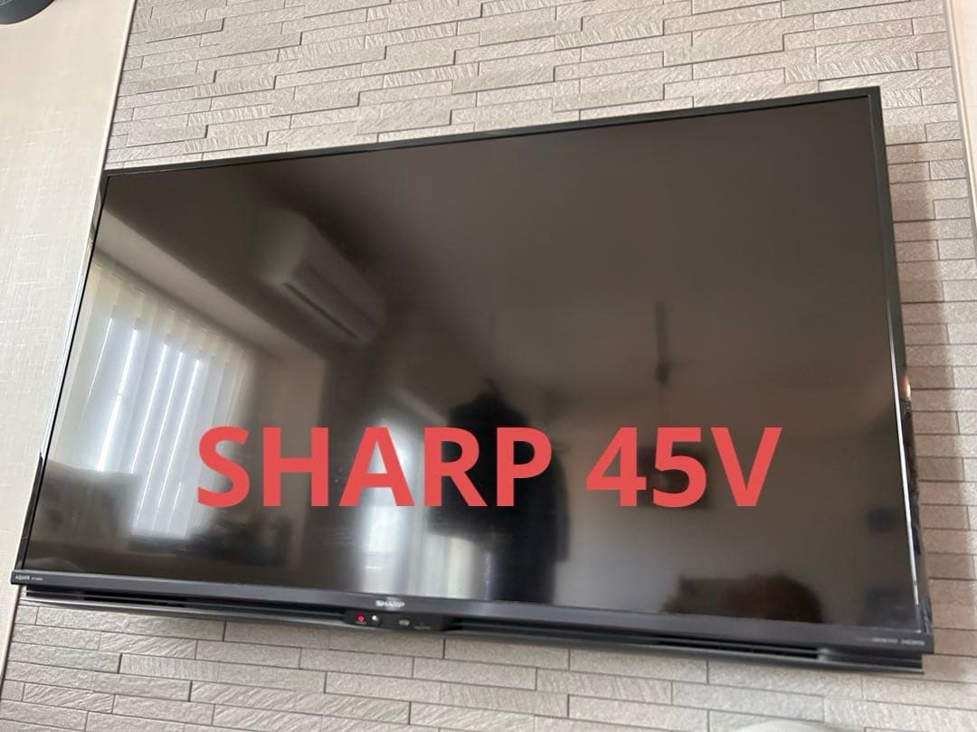 送料込み最終お値下げ！今月いっぱい！シャープ 45V型 4K 4T-C45AJ1
