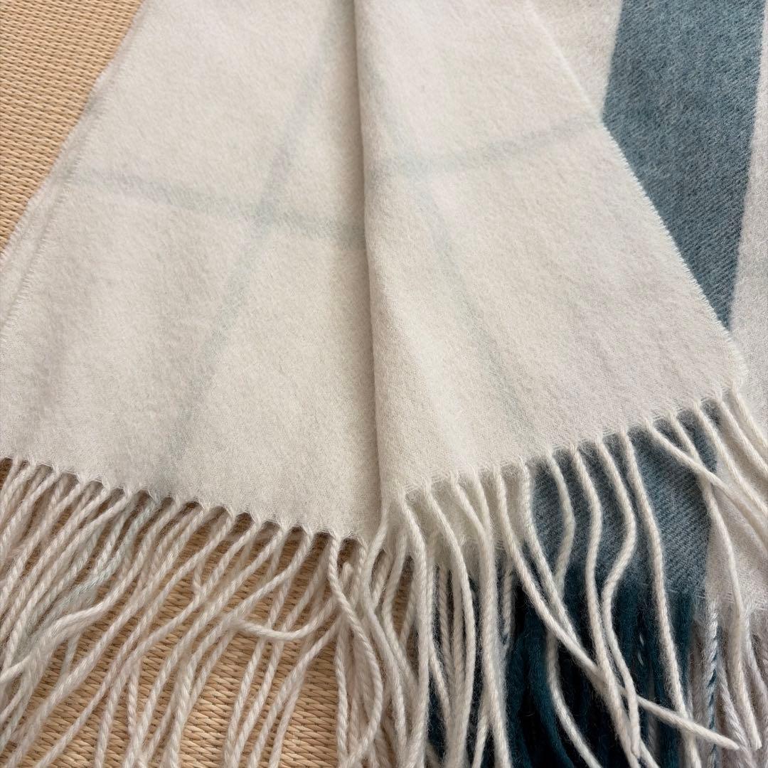 t*d様 elegancece カシミヤ100% チェック柄　大判ストール