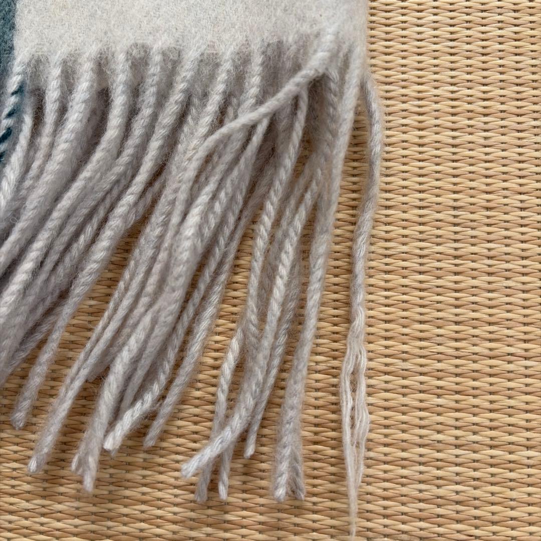 t*d様 elegancece カシミヤ100% チェック柄　大判ストール