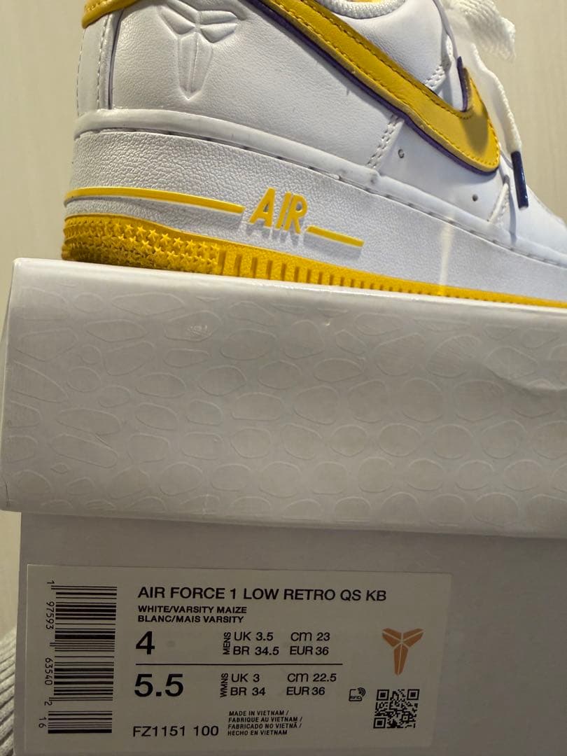 ゆ*う様 NIKE AIR FORCE 1 LOW RETRO QS KB 4.