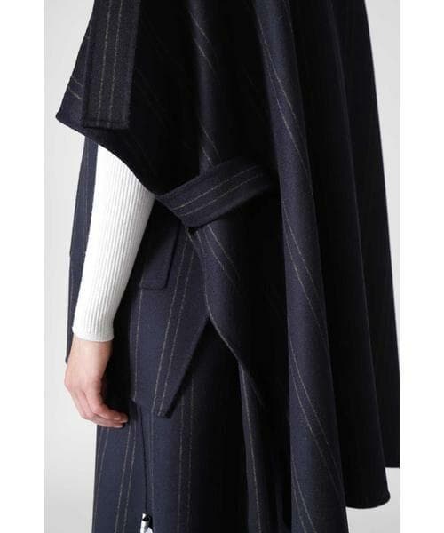 新品同様　ADORE ポンチョ　ケープ　コート　リバーシブル　ダブルフェイス