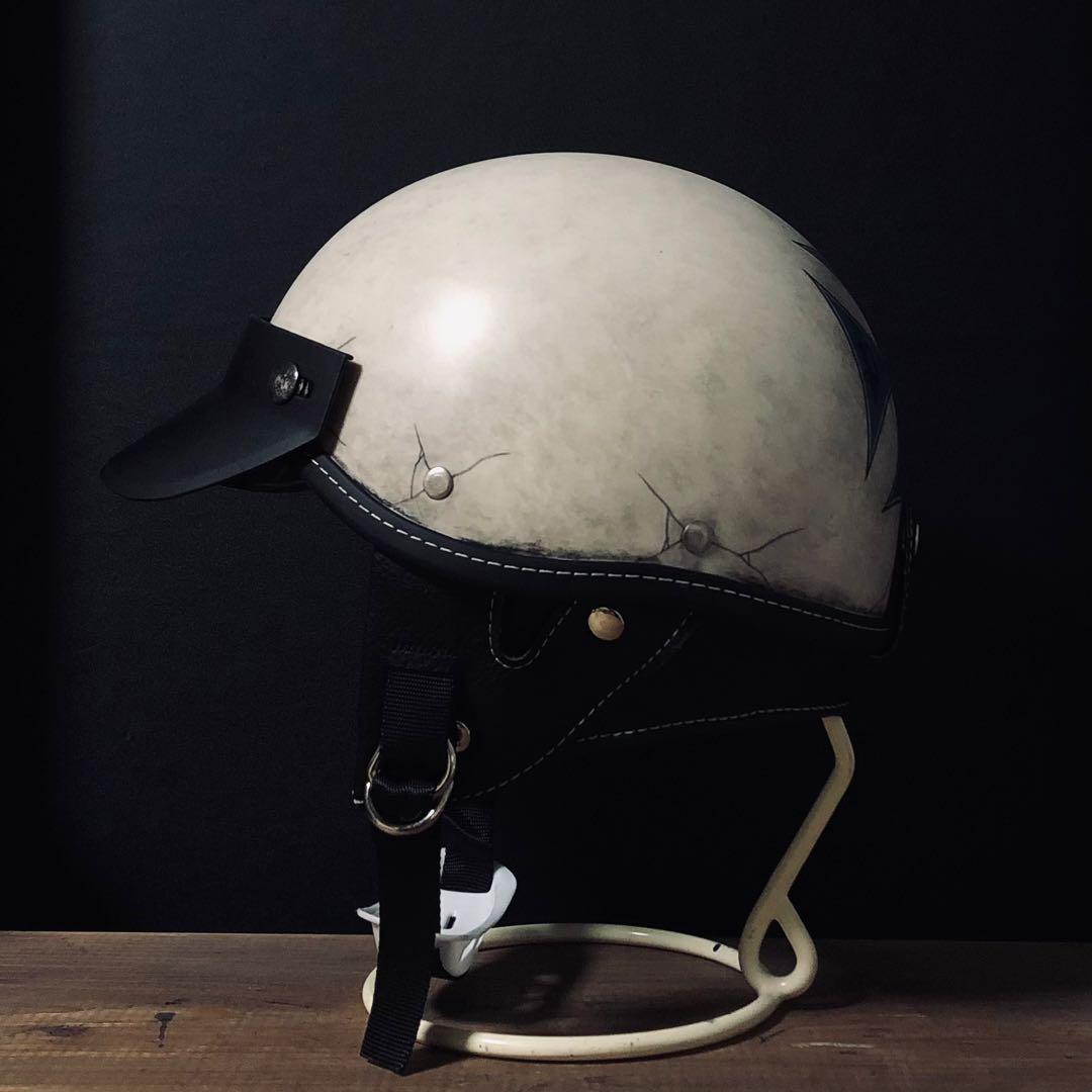 アイアンクロス エイジング カスタム｜ショーティー ポリスヘルメット 小帽体