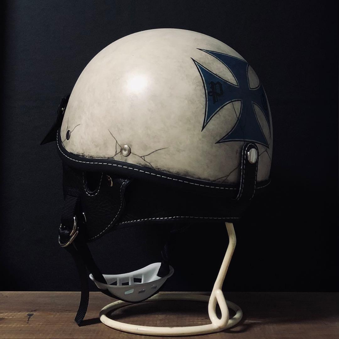 アイアンクロス エイジング カスタム｜ショーティー ポリスヘルメット 小帽体