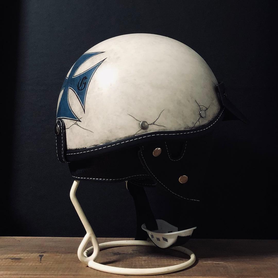 アイアンクロス エイジング カスタム｜ショーティー ポリスヘルメット 小帽体