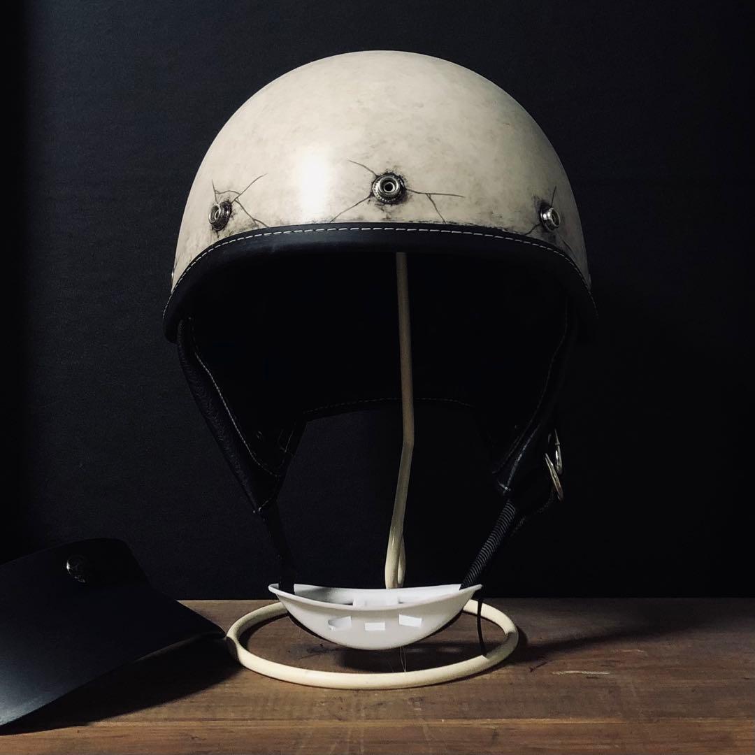 アイアンクロス エイジング カスタム｜ショーティー ポリスヘルメット 小帽体