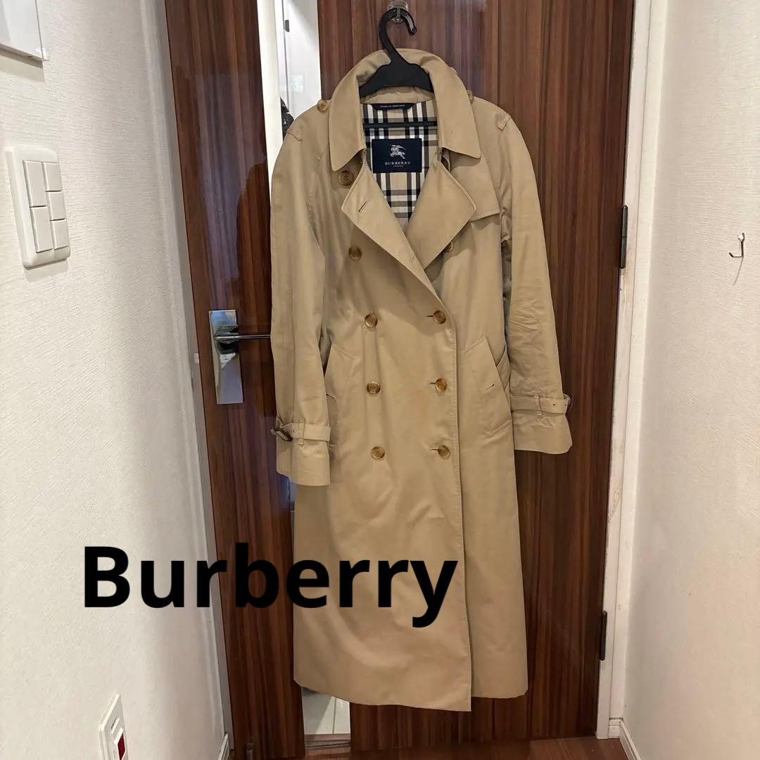 BURBERRY ベージュ ダブルブレスト トレンチコート