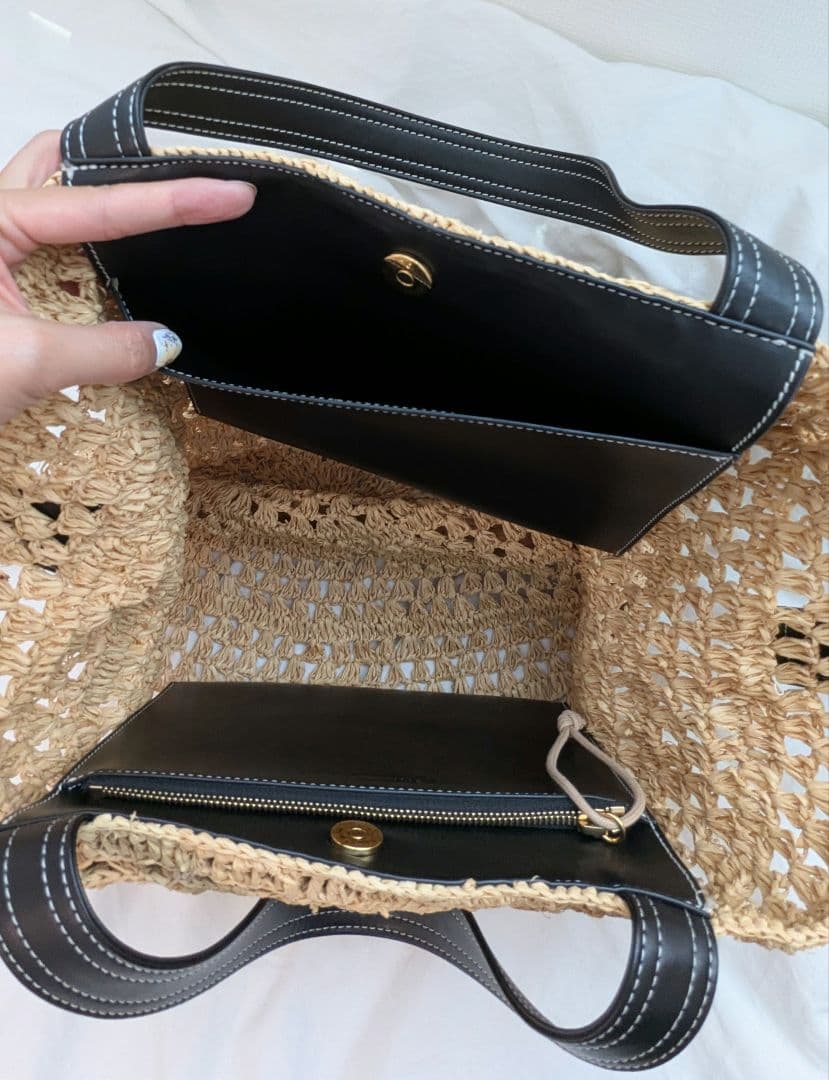 【美品】ステラマッカートニー 2way カゴバッグ / バッグインバッグ付き