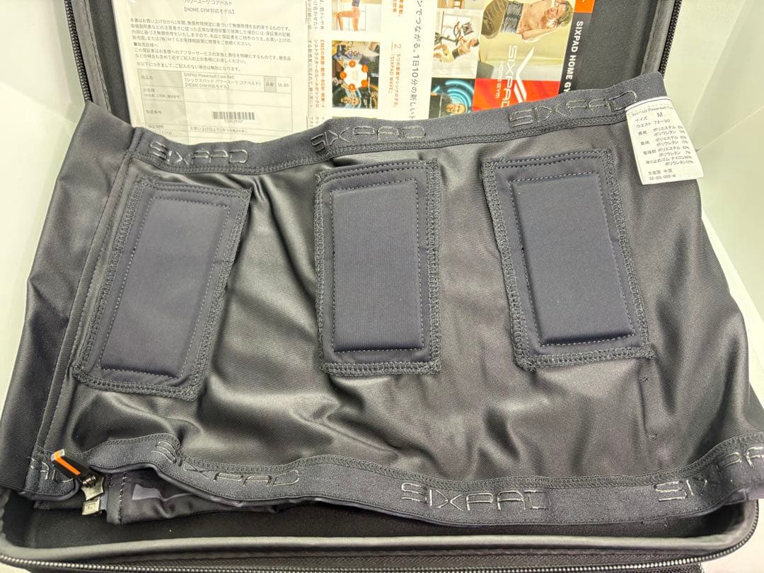 【極上美品】SIXPAD パワースーツ コアベルト M