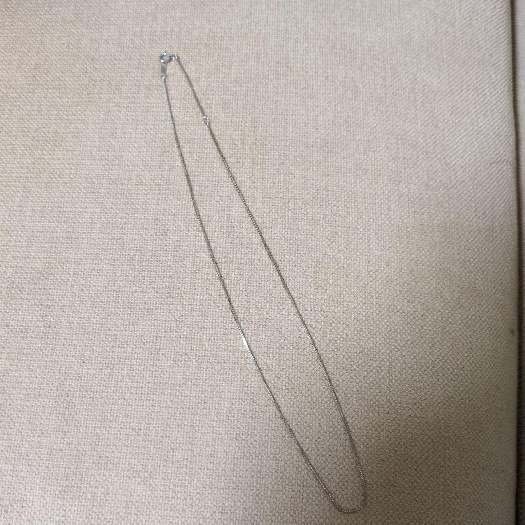 K18WG ネックレス 40cm ベネチアンチェーン