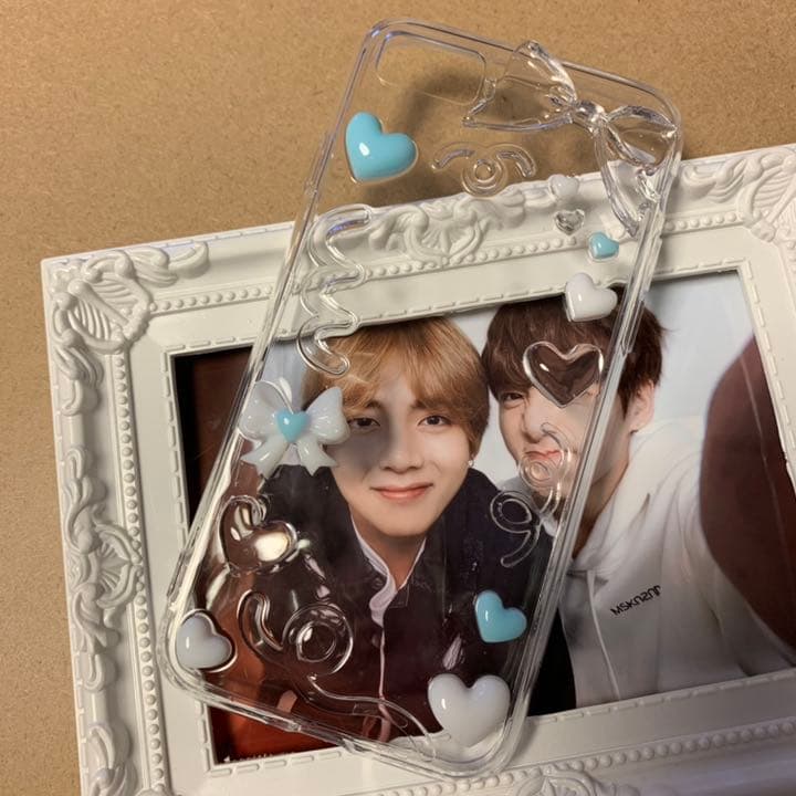 iPhone スマホカバー デコ 硬質ケース レジン ハンドメイド