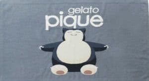 ジェラピケ　ポケモン　ベビモコジャガードブランケット　ネイビー　カビゴン