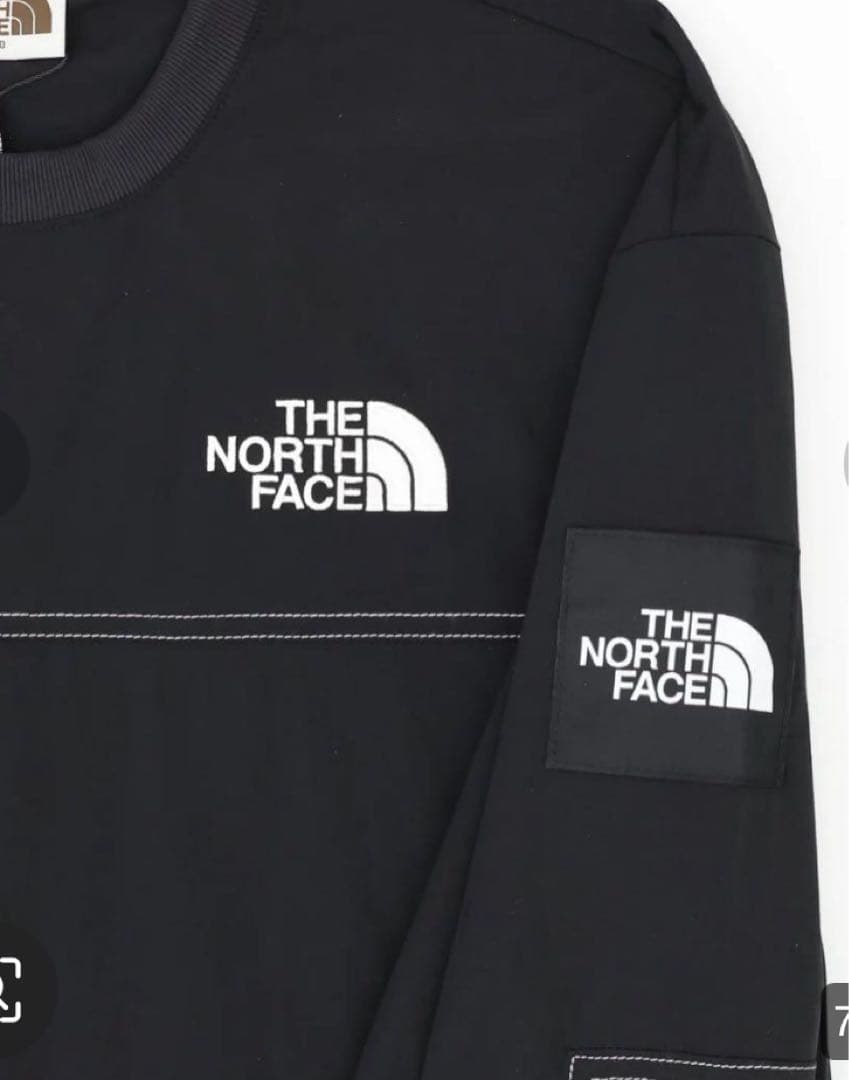 THE NORTH FACE ブラック 長袖カットソー L