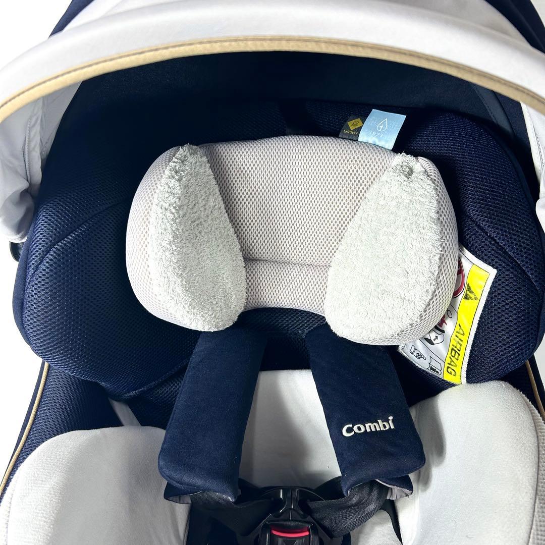 極美品☆コンビ チャイルドシート クルムーヴ スマートJL-590 ネイビー