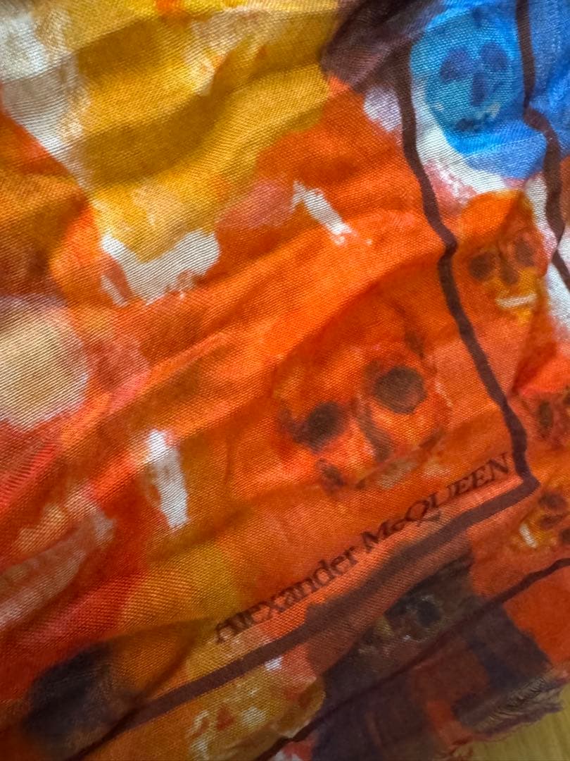 最終値下げ❗️ レア✨アレキサンダーマックイーン　ストール　スカーフ　小物