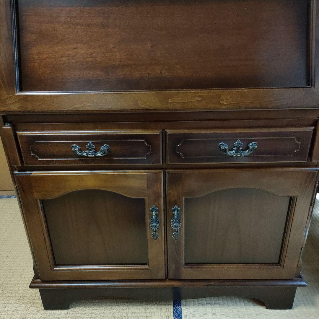 カリモク「コロニアル　ライティングビューロー」ライティングデスク