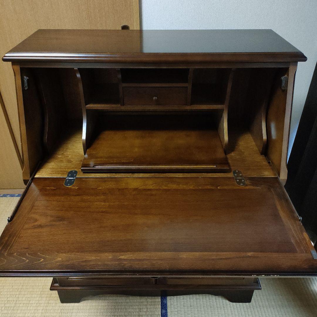 カリモク「コロニアル　ライティングビューロー」ライティングデスク