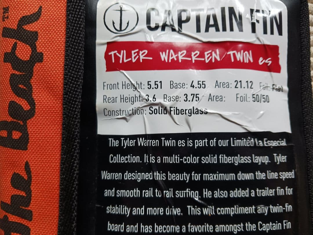 新品　キャプテンフィン　タイラーウォーレン　フューチャー
