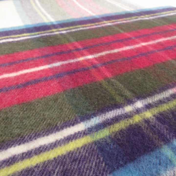 ★カシミヤ100★Johnstons 大判ストール チェック柄 スコットランド製