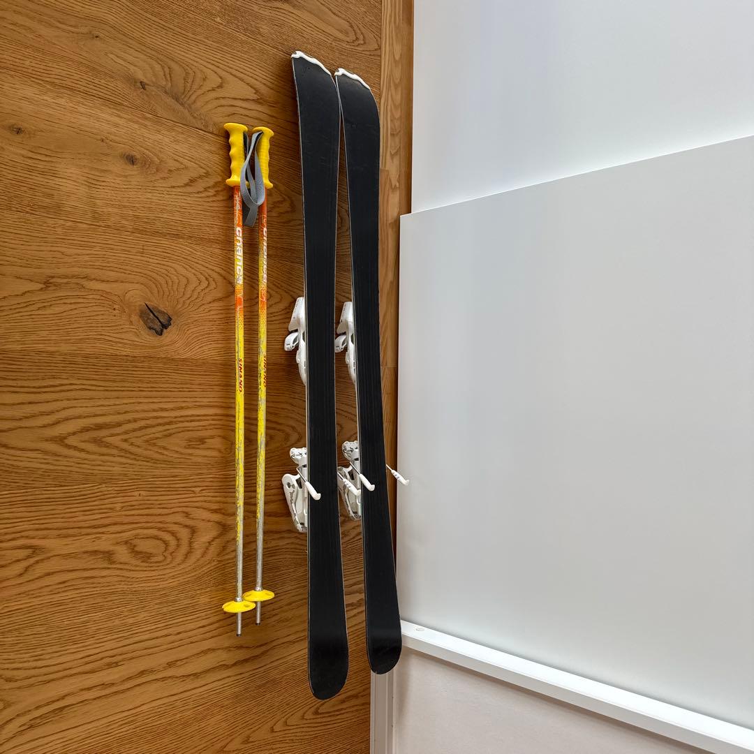 5日までの限定価格！ジュニアスキー3点セット 板117cm ブーツ21.5cm