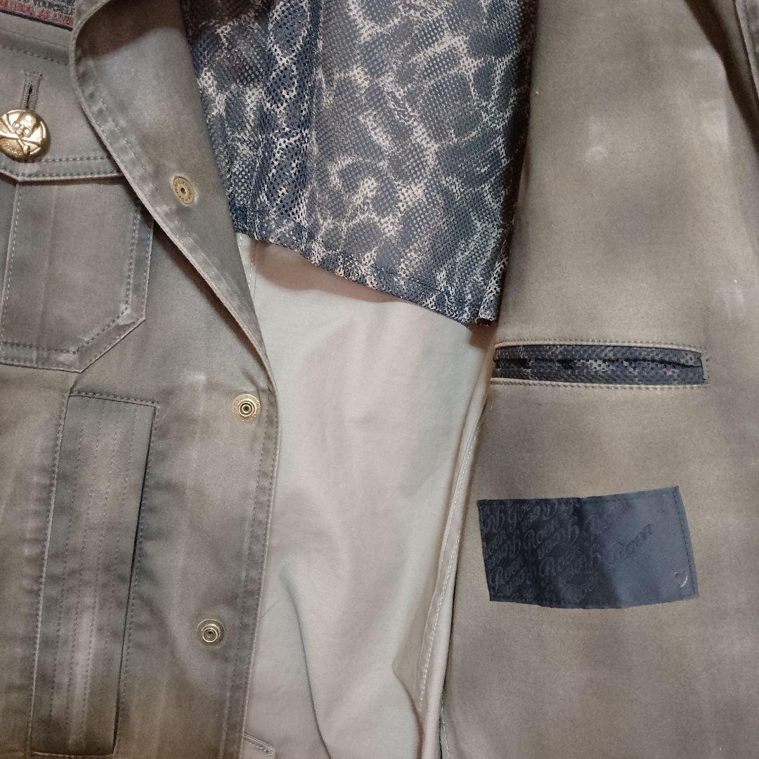 Roen hyde着用 ミリタリージャケット カーキ系 44