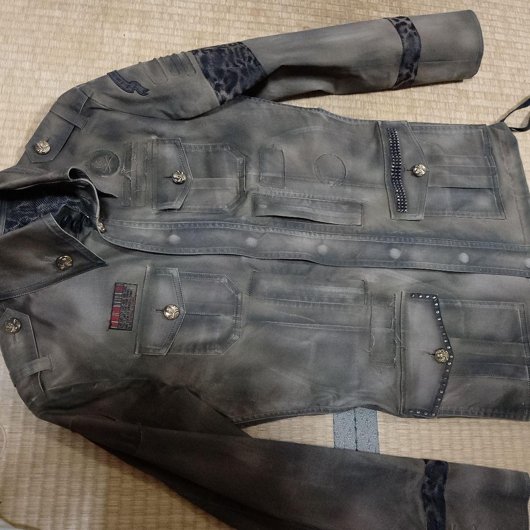 Roen hyde着用 ミリタリージャケット カーキ系 44