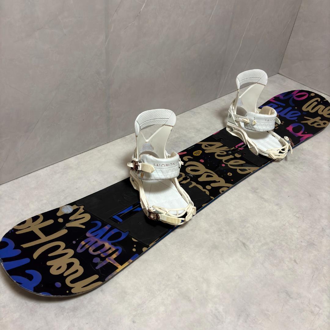 バートン SOCIALITE 147cm レディース　スノーボード　3点セット