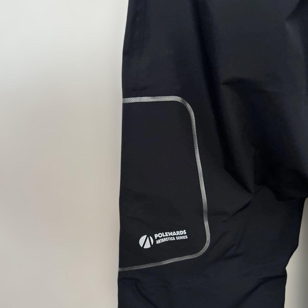 POLE WARDS レインウェア上下セット　M 黒/オレンジ