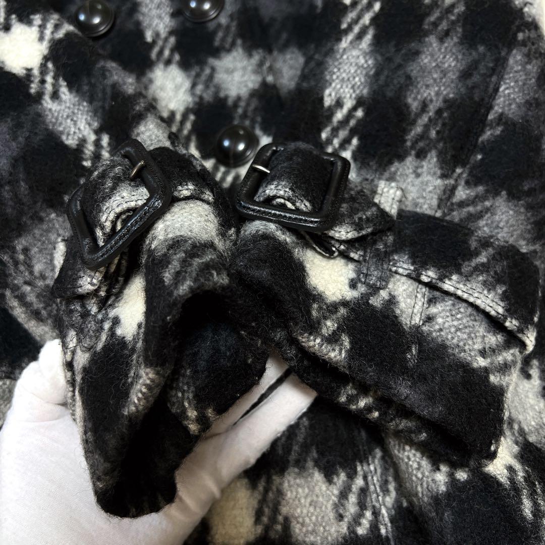 《希少✨大きいサイズ》バーバリーロンドン メガチェック ウール コート ツイード