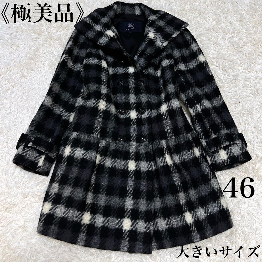 《希少✨大きいサイズ》バーバリーロンドン メガチェック ウール コート ツイード