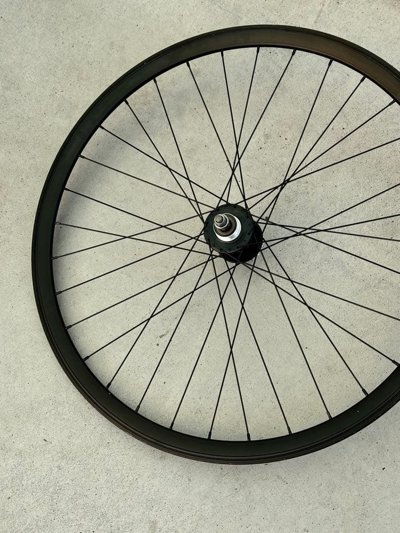 ピスト用　ブラックホイール