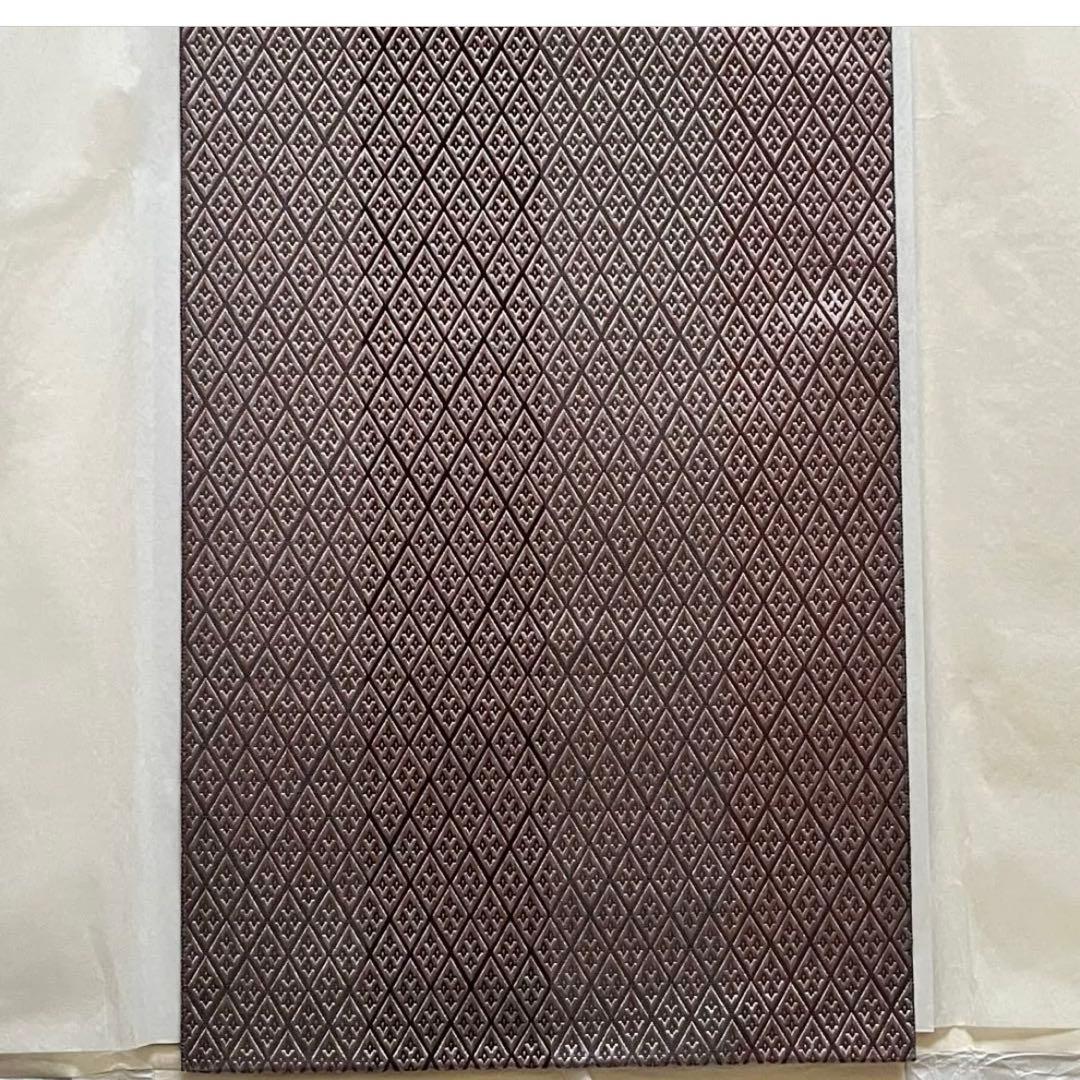 未使用　博多織　名古屋帯　正倉院　菱紋　伝統工芸士　松浦長治　証紙あり