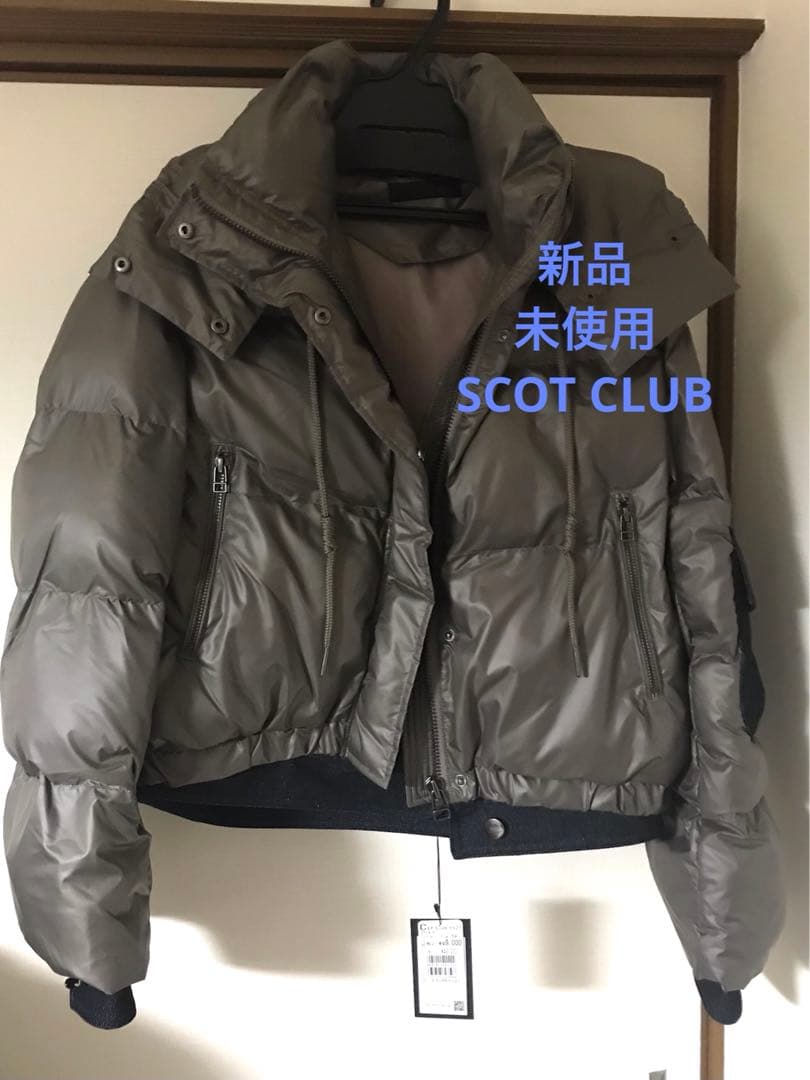 【新品　未使用】ヤマダヤ　スコットクラブ　ボリューム中綿ショートブルゾン　9号