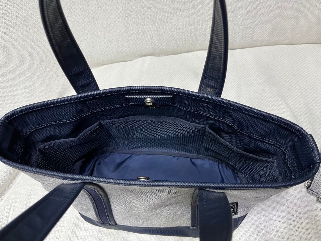 超美品　PORTER ガール ボーイフレンドトート ポーチ ネイビー ポーターS