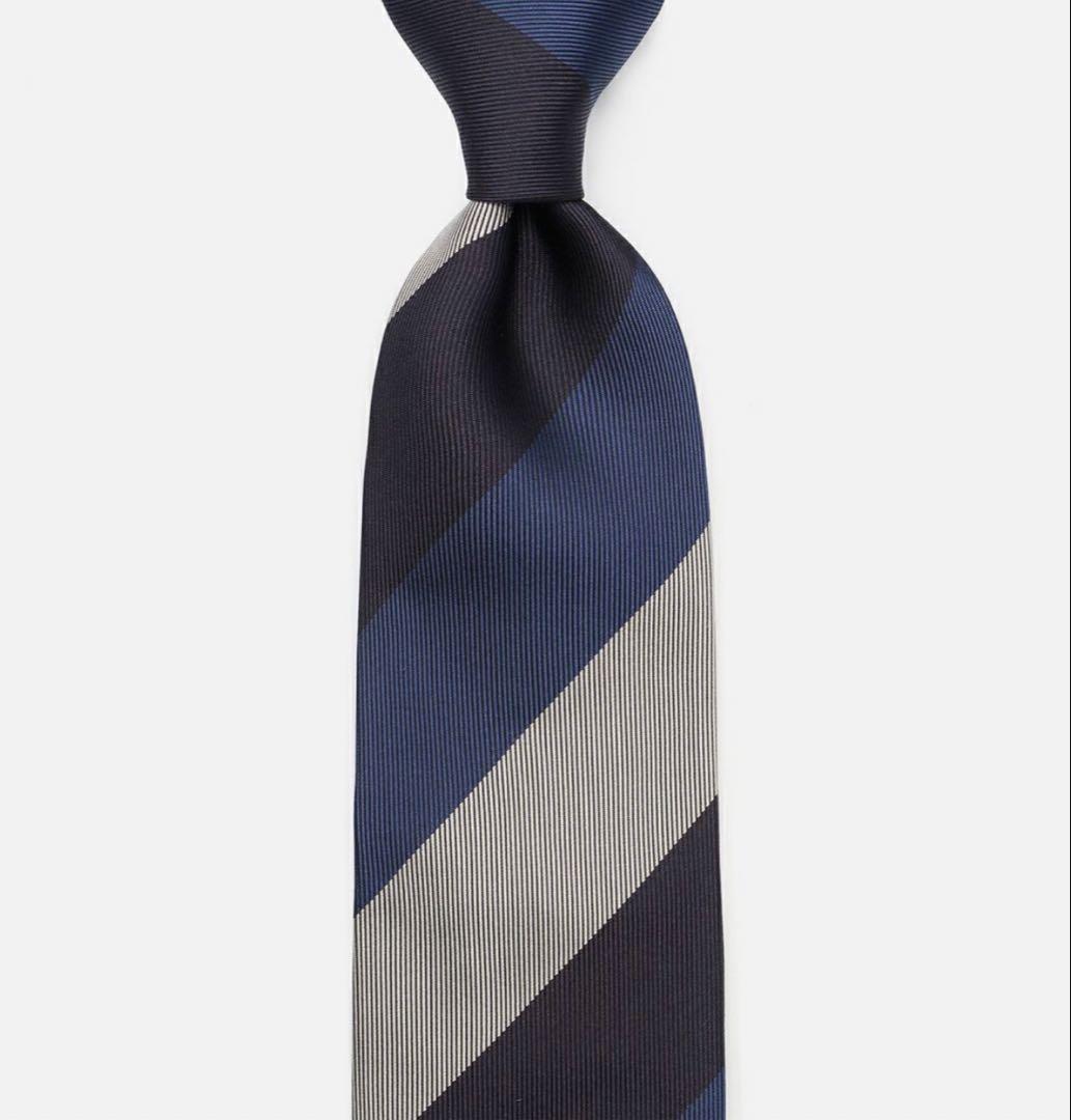 FRANCO BIANCHI ストライプ ネクタイ