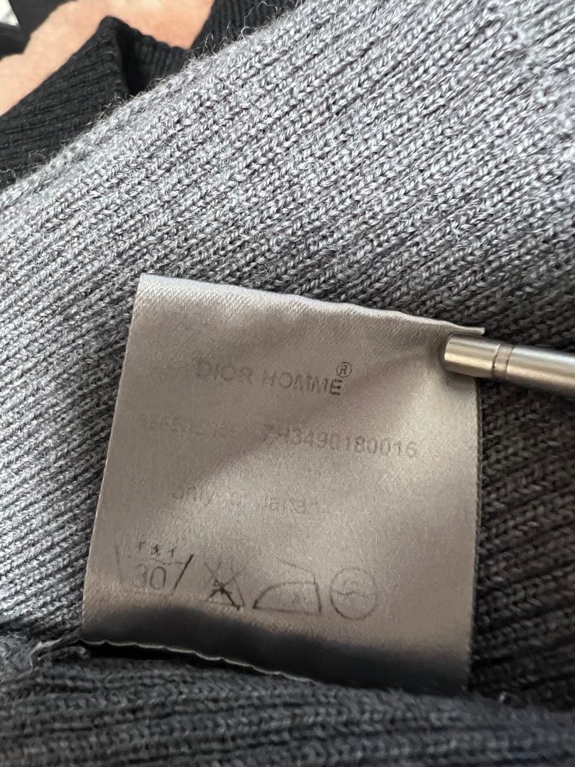 Dior Homme ロング マフラー　グレー ストール　ディオールオム