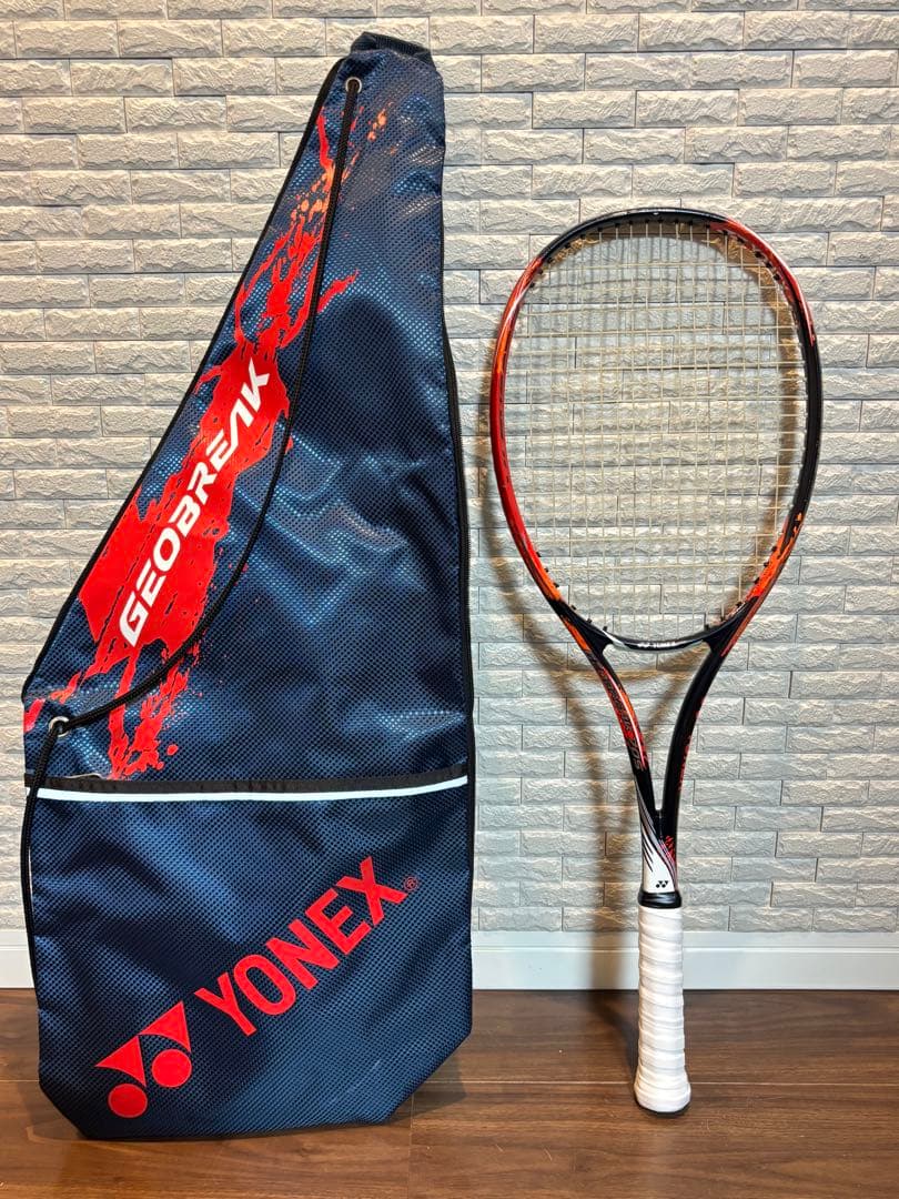 【◎美品•ケース付】GEOBREAK 70Sテニスラケット 黒/オレンジ