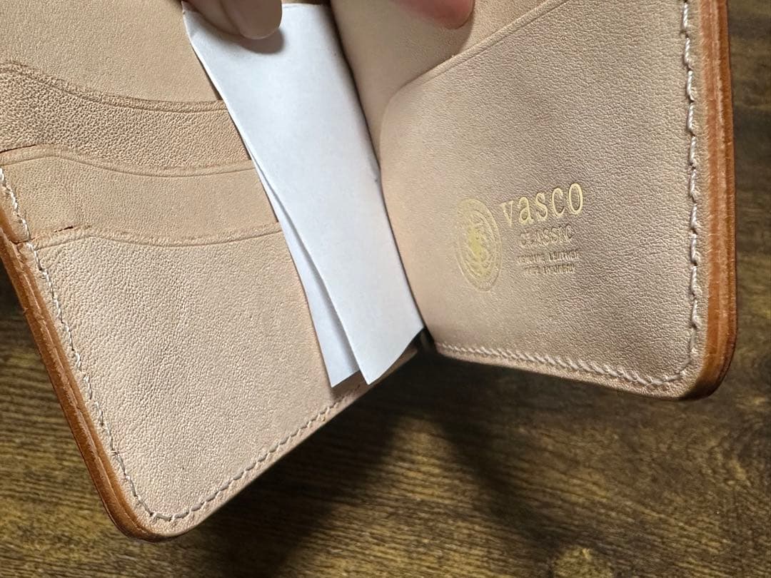 VASCO CLASSIC コードバン　ダークブラウン マネークリップ