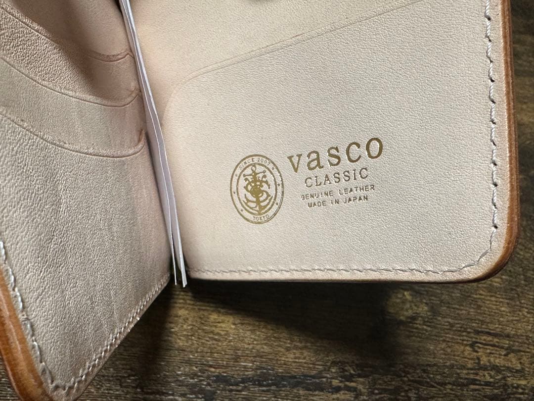 VASCO CLASSIC コードバン　ダークブラウン マネークリップ